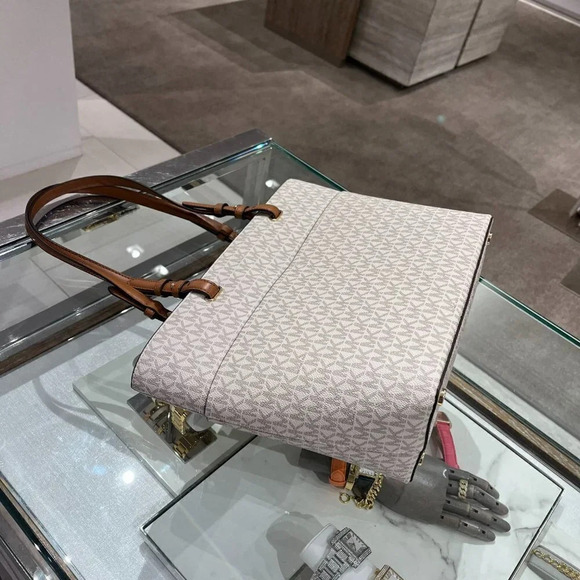 MICHAEL KORS BEDFORD MEDIUM LOGO TOTE BAG 30F2GBFT2B - Picture 5 of 12